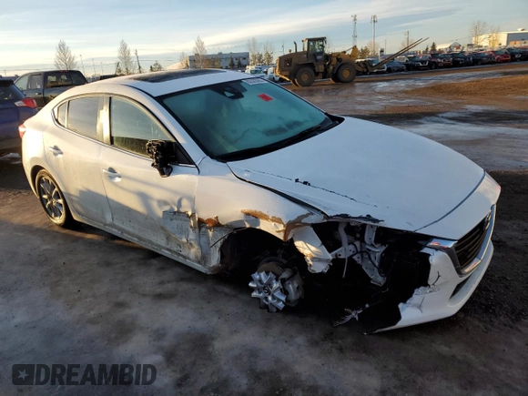 2017 Mazda 3 Touring with VIN JM1BN1V71H1115900, listed as a Copart auction lot 88363055 with Not Provided miles and Salvage Title. Bid and sale history available at DreamBid. Image 4.