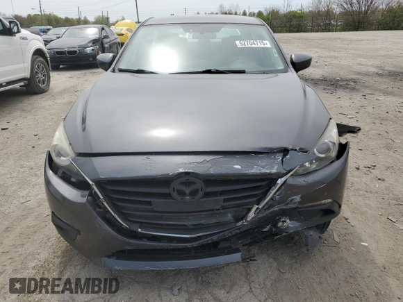 2016 Mazda 3 i Sport with VIN JM1BM1U78G1281463, listed as a Copart auction lot 52704715 with 114,682 mi miles and Salvage Title. Bid and sale history available at DreamBid. Image 5.