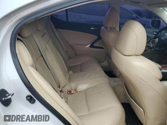 2007 Lexus IS 250 z VIN JTHBK262575048645, wystawiony jako Copart lot #59610605 z przebiegiem 162 327 mil mil oraz Czysty tytuł • Clean title. Historia ofert i sprzedaży dostępna na DreamBid. Obrazek 10.