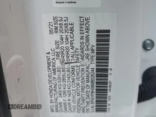 2021 Honda Passport Elite z VIN 5FNYF8H08MB026244, wystawiony jako Copart lot #88502815 z przebiegiem 23 338 mil mil oraz Szkoda całkowita • Salvage title. Historia ofert i sprzedaży dostępna na DreamBid. Obrazek 13.