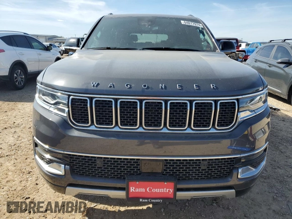 2024 Jeep Wagoneer Series II z VIN 1C4SJUBP3RS122179, wystawiony jako Copart lot #84817074 z przebiegiem 5 190 mil mil oraz Nie do naprawy • Non repairable. Historia ofert i sprzedaży dostępna na DreamBid. Obrazek 5.