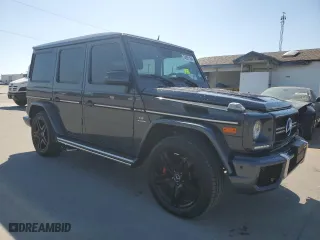 2015 Mercedes-Benz G-Class G 63 AMG with VIN WDCYC7DF1FX236801, listed as a Copart auction lot 74951184 with 56,931 mi miles and Clean Title. Bid and sale history available at carsss.com. Image 4.