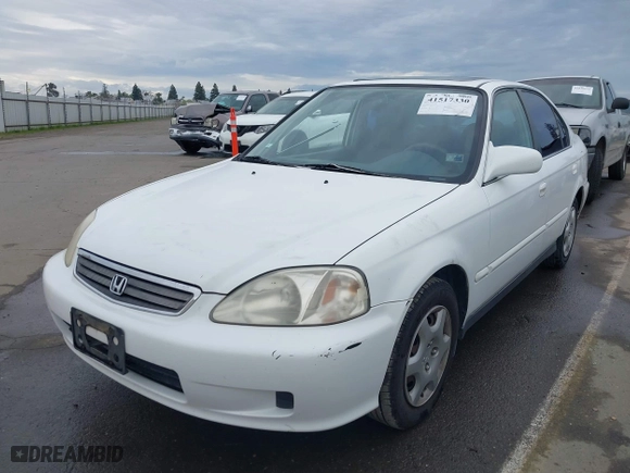 1999 Honda Civic EX with VIN 2HGEJ8648XH526377, listed as a IAAI auction lot 41517330 with 167,375 mi miles. Bid and sale history available at carsss.com. Image 17.