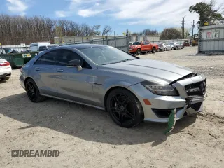 2012 Mercedes-Benz CLS 63 AMG with VIN WDDLJ7EB9CA026260, listed as a Copart auction lot 48987165 with 128,517 mi miles and Salvage title. Bid and sale history available at DreamBid. Image 4.