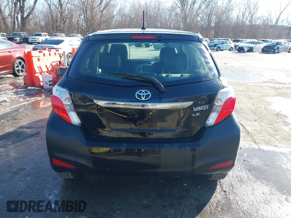 2012 Toyota Yaris L with VIN JTDKTUD31CD500337, listed as a IAAI auction lot 41410723 with 130,881 mi miles. Bid and sale history available at carsss.com. Image 16.