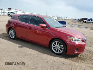 2012 Lexus CT 200h with VIN JTHKD5BH5C2119652, listed as a Copart auction lot 59312055 with 65,965 mi miles and Clean title. Bid and sale history available at DreamBid. Image 4.