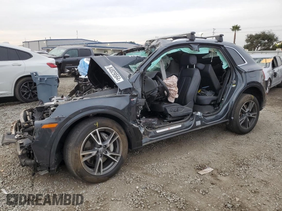 2020 Audi Q5 Premium Plus with VIN WA1E2AFY6L2045210, listed as a Copart auction lot 84829564 with Not provided miles and Non repairable. Bid and sale history available at DreamBid. Image 1.