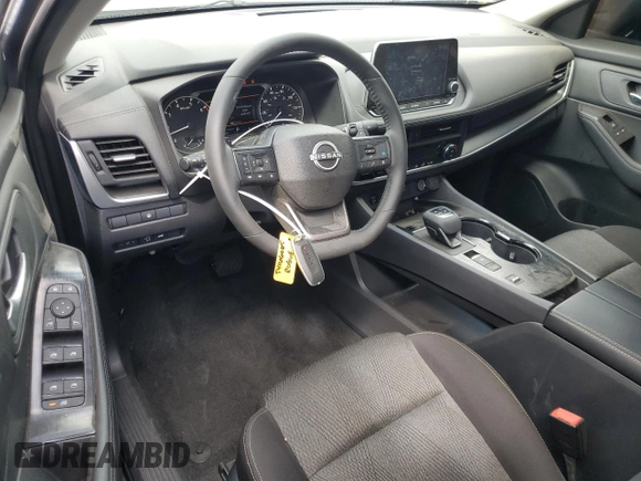 2025 Nissan Rogue SV with VIN 5N1BT3BAXSC810384, listed as a Copart auction lot 54166065 with 4,757 mi miles and Clean Title. Bid and sale history available at DreamBid. Image 8.