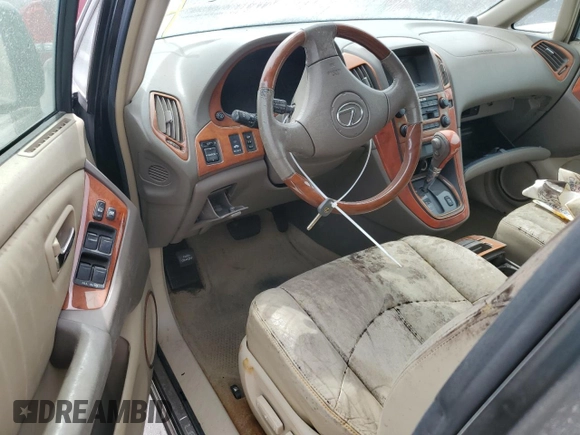 2003 Lexus RX 300 with VIN JTJGF10U830164068, listed as a Copart auction lot 75076824 with 194,678 mi miles and Non Repairable. Bid and sale history available at carsss.com. Image 8.