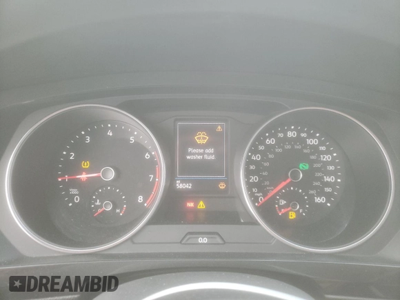 2018 Volkswagen Tiguan S with VIN 3VV1B7AX5JM095111, listed as a Copart auction lot 49088375 with 58,042 mi miles and Salvage title. Bid and sale history available at DreamBid. Image 9.