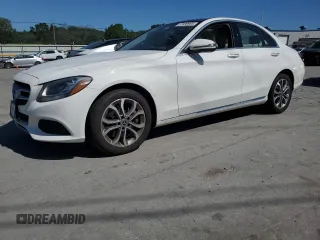 2017 Mercedes-Benz C 300 with VIN 55SWF4KB4HU213916, listed as a Copart auction lot 57999985 with 66,353 mi miles and Salvage title. Bid and sale history available at DreamBid. Image 1.