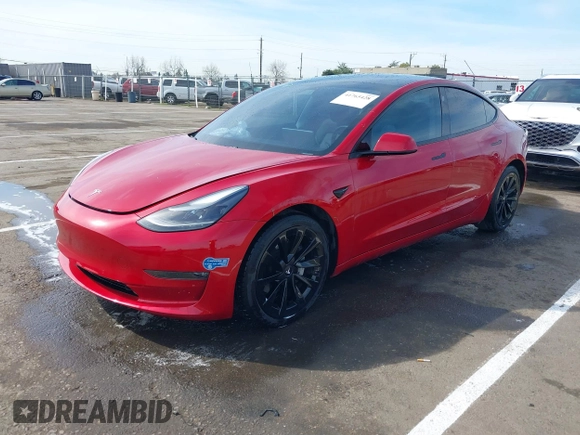 2021 Tesla Model 3 Long Range with VIN 5YJ3E1EB2MF015279, listed as a IAAI auction lot 41765428 with 55,486 mi miles. Bid and sale history available at carsss.com. Image 19.