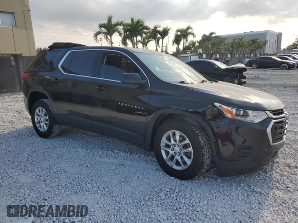 2021 Chevrolet Traverse LS with VIN 1GNERFKW6MJ134101, listed as a Copart auction lot 53267415 with 45,737 mi miles and Salvage Title. Bid and sale history available at carsss.com. Image 4.
