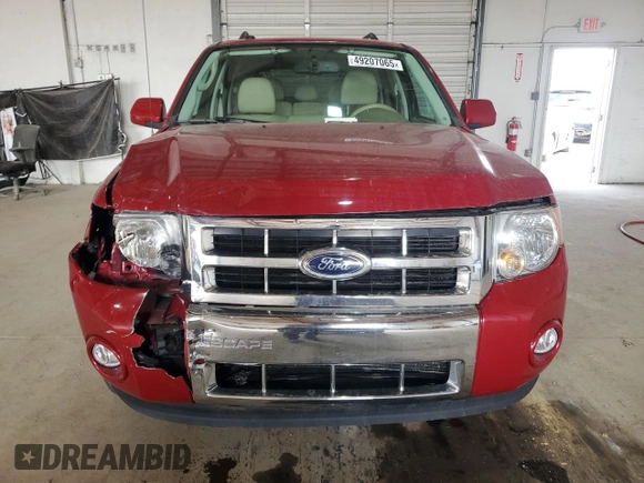 2011 Ford Escape Limited with VIN 1FMCU9EG2BKA97863, listed as a Copart auction lot 49207065 with 55,094 mi miles and Salvage Title. Bid and sale history available at DreamBid. Image 5.