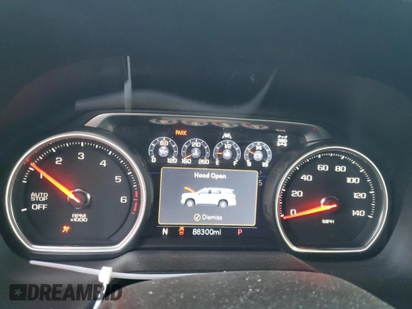 2021 Chevrolet Suburban Z71 with VIN 1GNSKDKDXMR310076, listed as a Copart auction lot 43055185 with 88,300 mi miles and Salvage title. Bid and sale history available at DreamBid. Image 9.