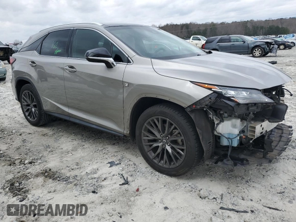2017 Lexus RX with VIN 2T2BZMCA1HC124169, listed as a Copart auction lot 41709733 with 87,079 mi miles. Bid and sale history available at carsss.com. Image 4.