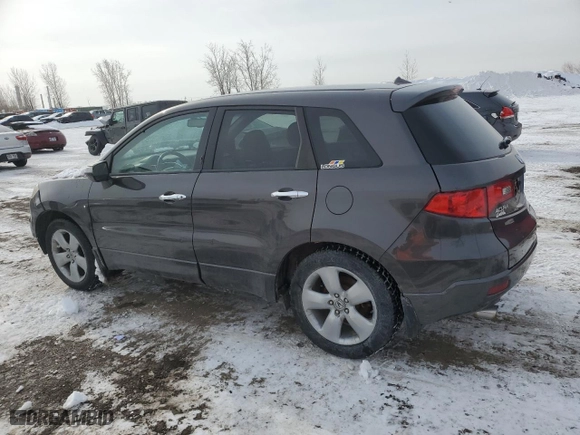 2009 Acura RDX with VIN 5J8TB18219A800544, listed as a Copart auction lot 47539815 with 190,446 mi miles and Salvage Title. Bid and sale history available at carsss.com. Image 2.