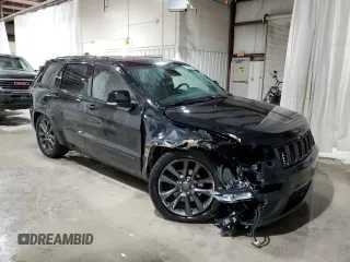 2018 Jeep Grand Cherokee Overland with VIN 1C4RJFCG1JC287784, listed as a Copart auction lot 50391255 with 105,981 mi miles and Salvage title. Bid and sale history available at DreamBid. Image 4.