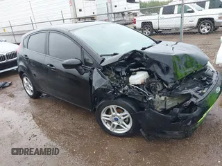 2019 Ford Fiesta SE with VIN 3FADP4EJ3KM165794, listed as a IAAI auction lot 41336199 with 80,653 mi miles. Bid and sale history available at carsss.com. Image 1.