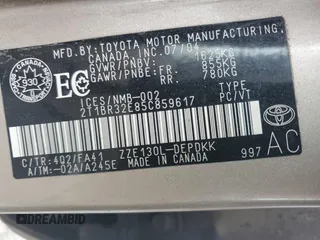 2005 Toyota Corolla CE с VIN 2T1BR32E85C859617, выставлен на аукционе Copart как лот 56148705 с пробегом 281 415 миль миль и Чистый • Clean title. История ставок и продаж доступна на DreamBid. Изображение 12.