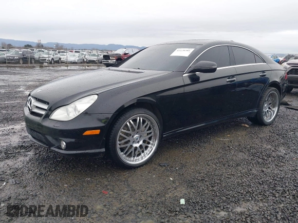 2009 Mercedes-Benz CLS-Class 5.5L with VIN WDDDJ72X59A142519, listed as a IAAI auction lot 41120381 with 74,270 mi miles. Bid and sale history available at carsss.com. Image 2.
