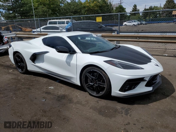 2023 Chevrolet Corvette 2LT with VIN 1G1YB2D40P5101955, listed as a Copart auction lot 68144174 with Not provided miles and Salvage title. Bid and sale history available at DreamBid. Image 4.
