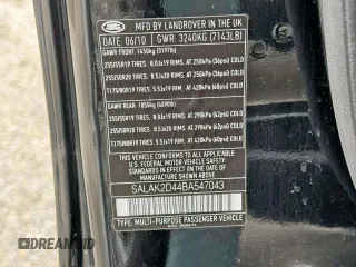 2011 Land Rover LR4 Lux with VIN SALAK2D44BA547043, listed as a Copart auction lot 63346995 with 94,854 mi miles and Clean title. Bid and sale history available at DreamBid. Image 10.