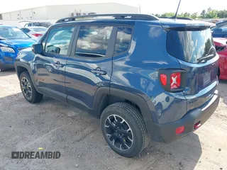 2023 Jeep Renegade Trailhawk with VIN ZACNJDC19PPP70231, listed as a IAAI auction lot 42236217 with 30,880 mi miles and . Bid and sale history available at DreamBid. Image 3.