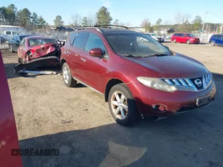2010 Nissan Murano SL with VIN JN8AZ1MW3AW124863, listed as a IAAI auction lot 41670932 with 221,730 mi miles. Bid and sale history available at carsss.com. Image 1.