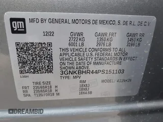 2023 Chevrolet Blazer LT z VIN 3GNKBHR44PS151103, wystawiony jako IAAI lot #41485281 z przebiegiem 37 351 mil mil oraz . Historia ofert i sprzedaży dostępna na DreamBid. Obrazek 9.