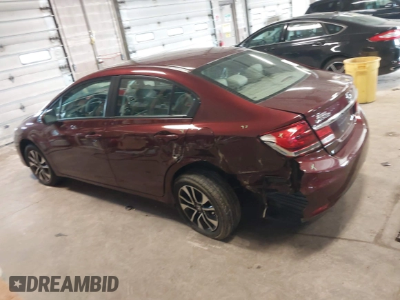 2014 Honda Civic Sedan EX with VIN 19XFB2F85EE017310, listed as a IAAI auction lot 41949163 with 151,121 mi miles. Bid and sale history available at carsss.com. Image 14.