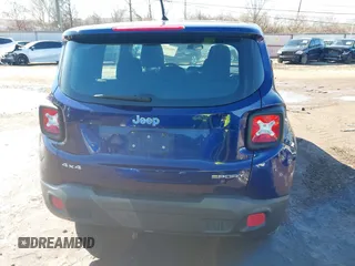 2016 Jeep Renegade Sport with VIN ZACCJBAW1GPC59187, listed as a IAAI auction lot 41699358 with 121,151 mi miles. Bid and sale history available at carsss.com. Image 16.