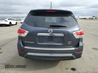 2013 Nissan Pathfinder SV with VIN 5N1AR2MM3DC649634, listed as a Copart auction lot 52054425 with 123,100 mi miles and Salvage Title. Bid and sale history available at carsss.com. Image 6.