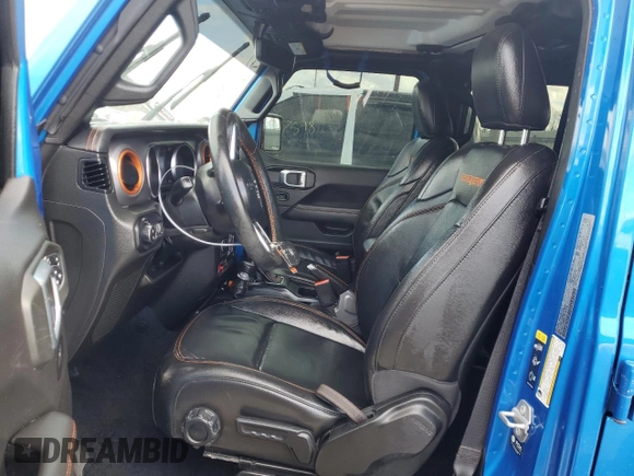2022 Jeep Gladiator Mojave with VIN 1C6JJTEG2NL178515, listed as a Copart auction lot 46484525 with 19,975 mi miles and Non repairable. Bid and sale history available at DreamBid. Image 7.