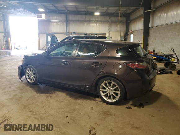 2011 Lexus CT 200h with VIN JTHKD5BH4B2043534, listed as a Copart auction lot 52693605 with 218,142 mi miles and Salvage Title. Bid and sale history available at DreamBid. Image 2.