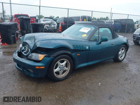 1996 BMW 3 Series Z3 1.9 with VIN 4USCH7327TLB68648, listed as a IAAI auction lot 42342282 with 105,848 mi miles and . Bid and sale history available at DreamBid. Image 2.