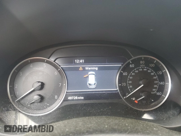 2021 Infiniti QX50 Essential with VIN 3PCAJ5CB8MF103010, listed as a Copart auction lot 52017245 with 49,726 mi miles and Salvage title. Bid and sale history available at DreamBid. Image 9.