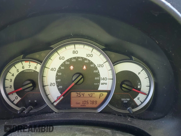 2012 Toyota Yaris L with VIN JTDKTUD31CD504632, listed as a IAAI auction lot 41660676 with 105,789 mi miles. Bid and sale history available at carsss.com. Image 7.