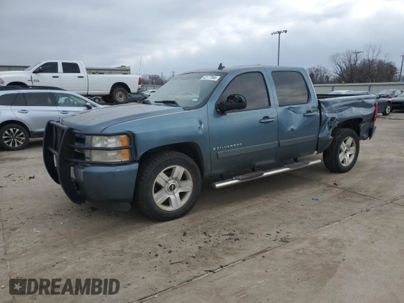 2008 Chevrolet Silverado 1500 1LT with VIN 3GCEC13J68G228440, listed as a Copart auction lot 43177565 with 209,085 mi miles and Salvage Title. Bid and sale history available at DreamBid. Image 1.