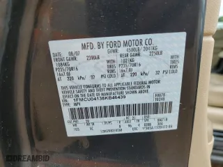 2008 Ford Escape Limited with VIN 1FMCU04138KB46439, listed as a Copart auction lot 52203535 with 187,653 mi miles and Salvage Title. Bid and sale history available at carsss.com. Image 14.