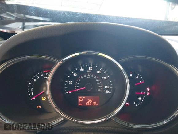 2013 Kia Sorento EX with VIN 5XYKUCA67DG365681, listed as a IAAI auction lot 41885665 with 10,318 mi miles. Bid and sale history available at carsss.com. Image 7.
