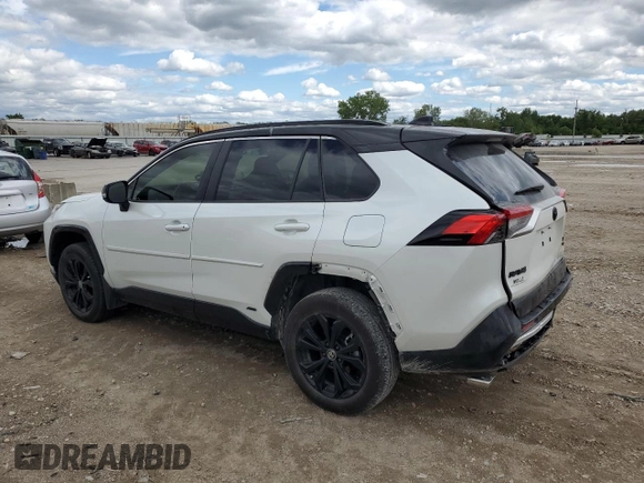 2024 Toyota RAV4 Hybrid XSE with VIN JTME6RFV1RD554472, listed as a Copart auction lot 57648625 with 23,411 mi miles and Salvage title. Bid and sale history available at DreamBid. Image 2.