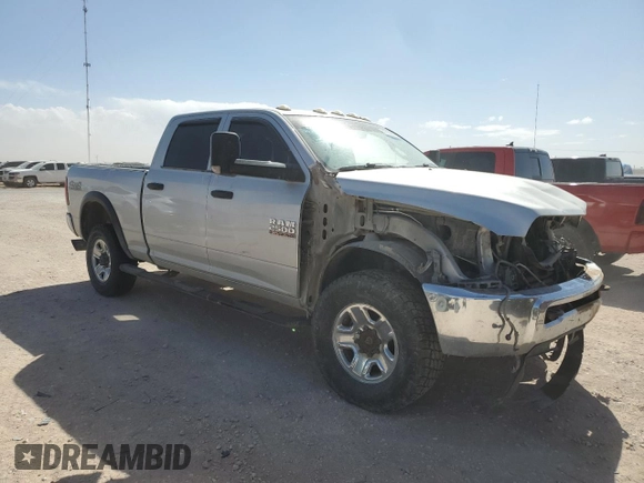 2018 Ram 2500 Tradesman with VIN 3C6UR5CLXJG160580, listed as a Copart auction lot 47655665 with 186,604 mi miles and Salvage title. Bid and sale history available at DreamBid. Image 4.
