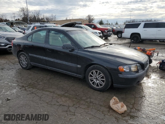 2003 Volvo S60 2.4L with VIN YV1RS61T632284394, listed as a Copart auction lot 89223865 with 204,425 mi miles and Salvage Title. Bid and sale history available at carsss.com. Image 4.
