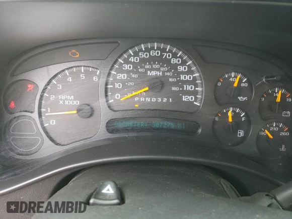 2006 Chevrolet Silverado 1500 Work Truck with VIN 1GCEC19X16Z242674, listed as a Copart auction lot 50414035 with 307,275 mi miles and Salvage Title. Bid and sale history available at carsss.com. Image 9.