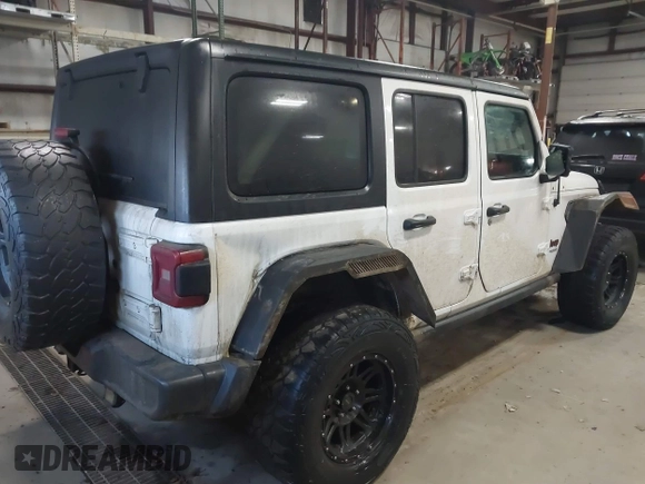2018 Jeep Wrangler Unlimited Rubicon с VIN 1C4HJXFN7JW189336, выставлен на аукционе IAAI как лот 41642244 с пробегом 100 960 миль миль и . История ставок и продаж доступна на DreamBid. Изображение 4.