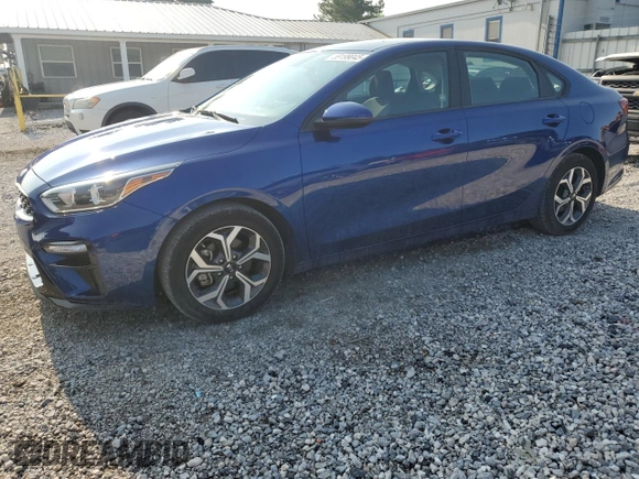 2021 Kia Forte LXS with VIN 3KPF24AD0ME361464, listed as a Copart auction lot 59199045 with 30,380 mi miles and Salvage title. Bid and sale history available at DreamBid. Image 1.