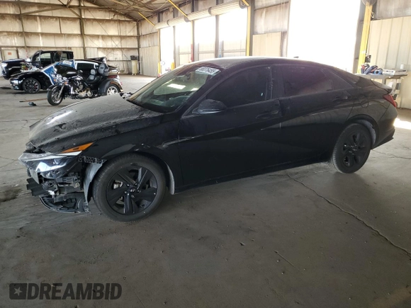 2021 Hyundai Elantra SEL with VIN 5NPLS4AG8MH042256, listed as a Copart auction lot 88376455 with 82,524 mi miles and Salvage Title. Bid and sale history available at carsss.com. Image 1.