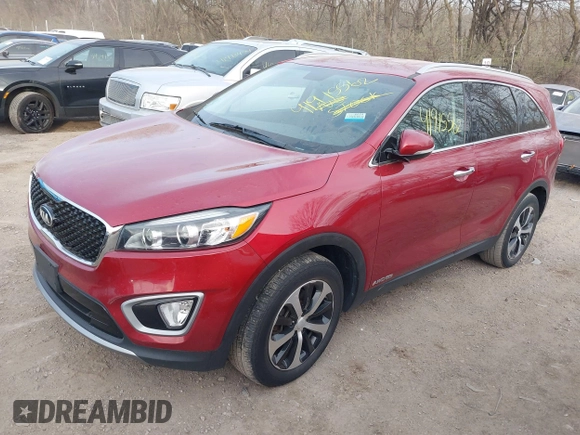 2018 Kia Sorento EX with VIN 5XYPHDA5XJG393042, listed as a IAAI auction lot 41915562 with 110,681 mi miles and . Bid and sale history available at carsss.com. Image 17.