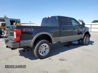 2018 Ford F-250 XL with VIN 1FT7W2BT8JEC41826, listed as a Copart auction lot 58734745 with 74,844 mi miles and Salvage title. Bid and sale history available at DreamBid. Image 3.